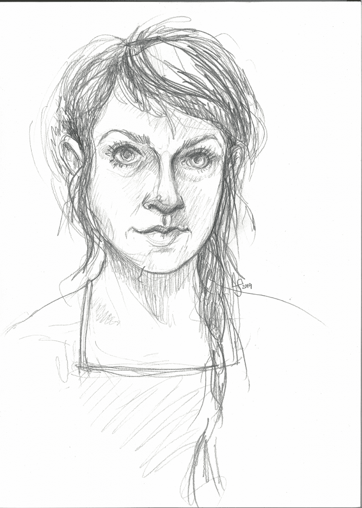 Self Portrait with Witch Hair [02]