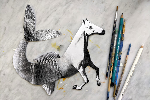 Mermaid Horse Pergamo Paper Goods