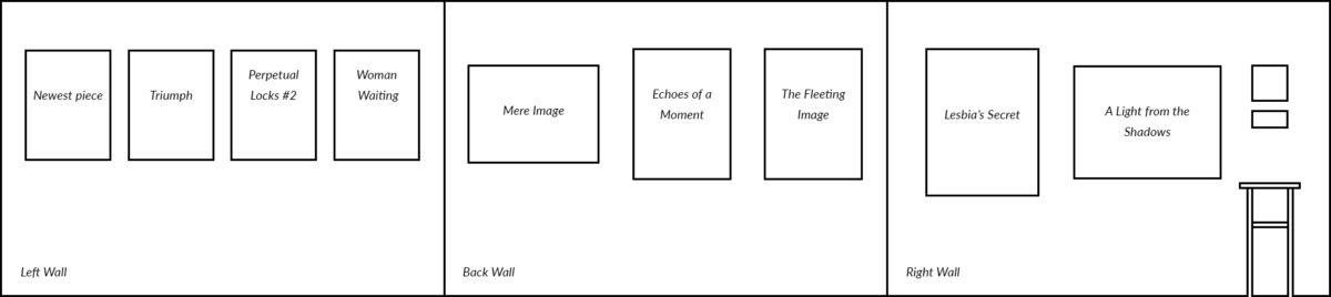 Art show scale drawing