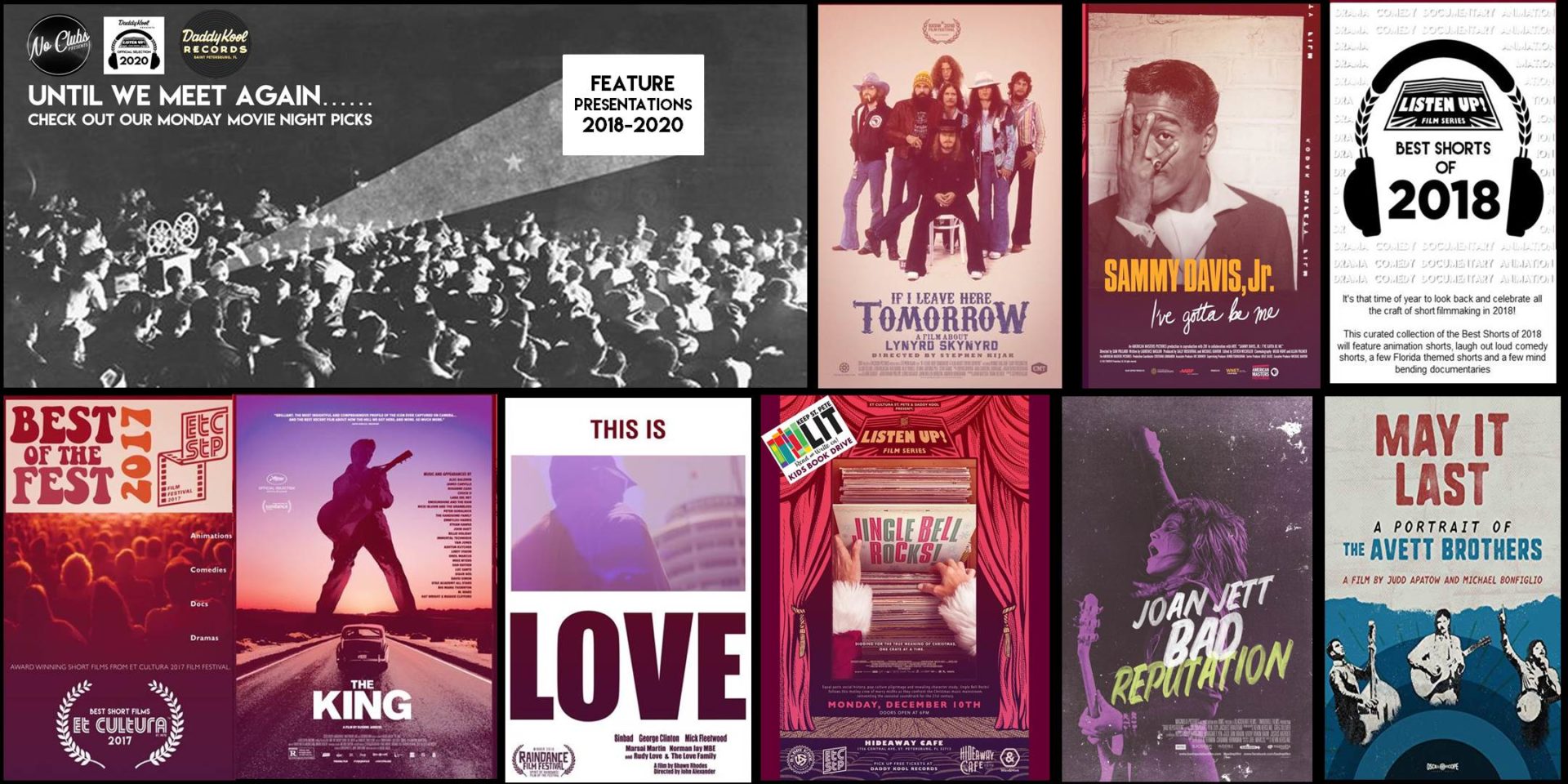 2018 thru 2020 feature presentations