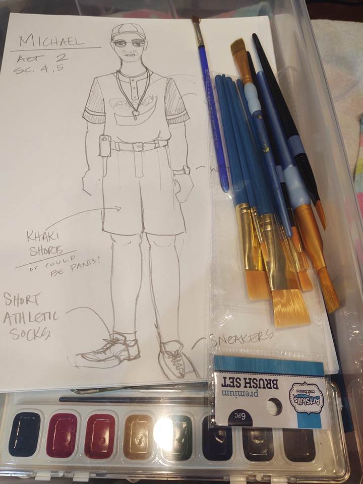 Lea Umberger Costume Design Michael Color Begins