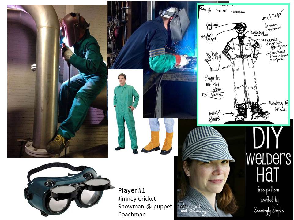 Jiminy Cricket Costume Design by Lea Umberger