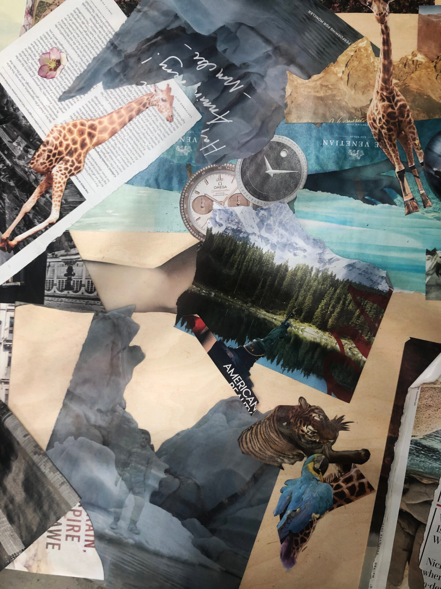 mixed media sketches