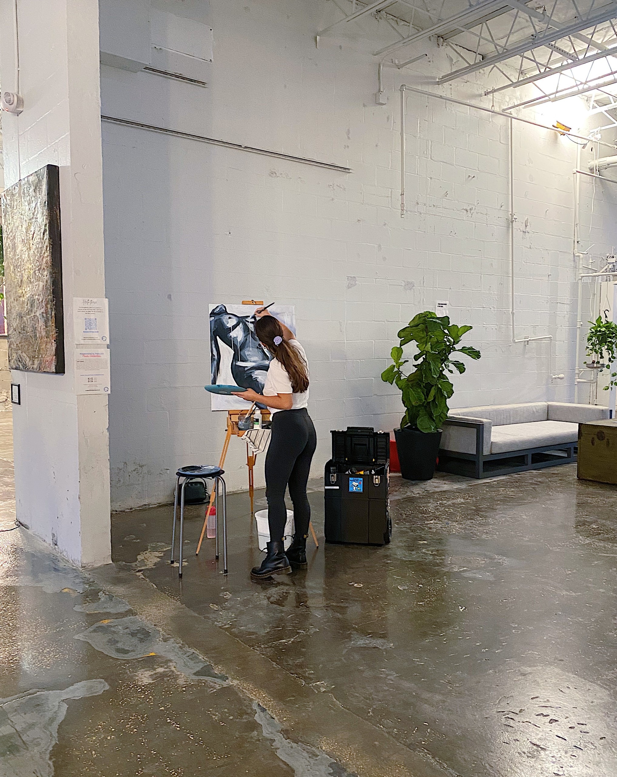 Margherita Tibaldo - The Factory live painting