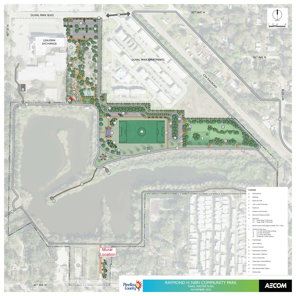 Mural Location and the Neri Park Master Plan