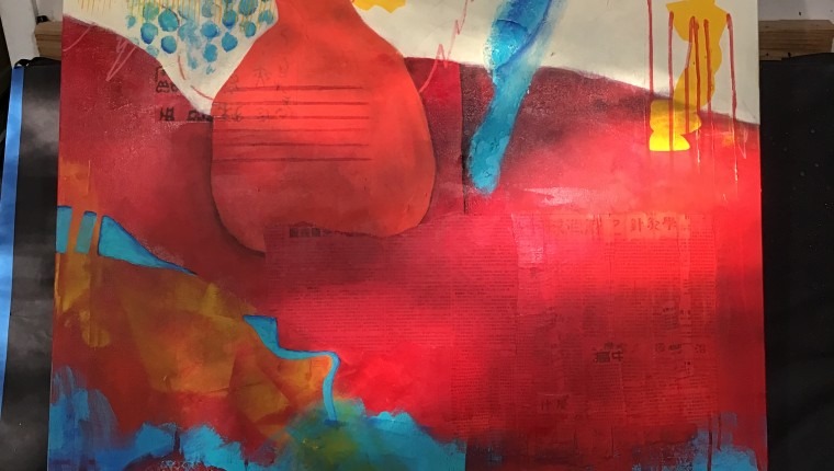 The beginning of Goliath. It’s 36x48 like Denis suggested.