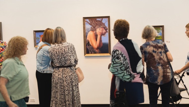 the opening of the 2023 emerging artist show.