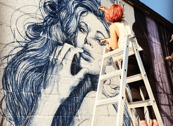 Im painting a mural for the first fresh fest in tampa