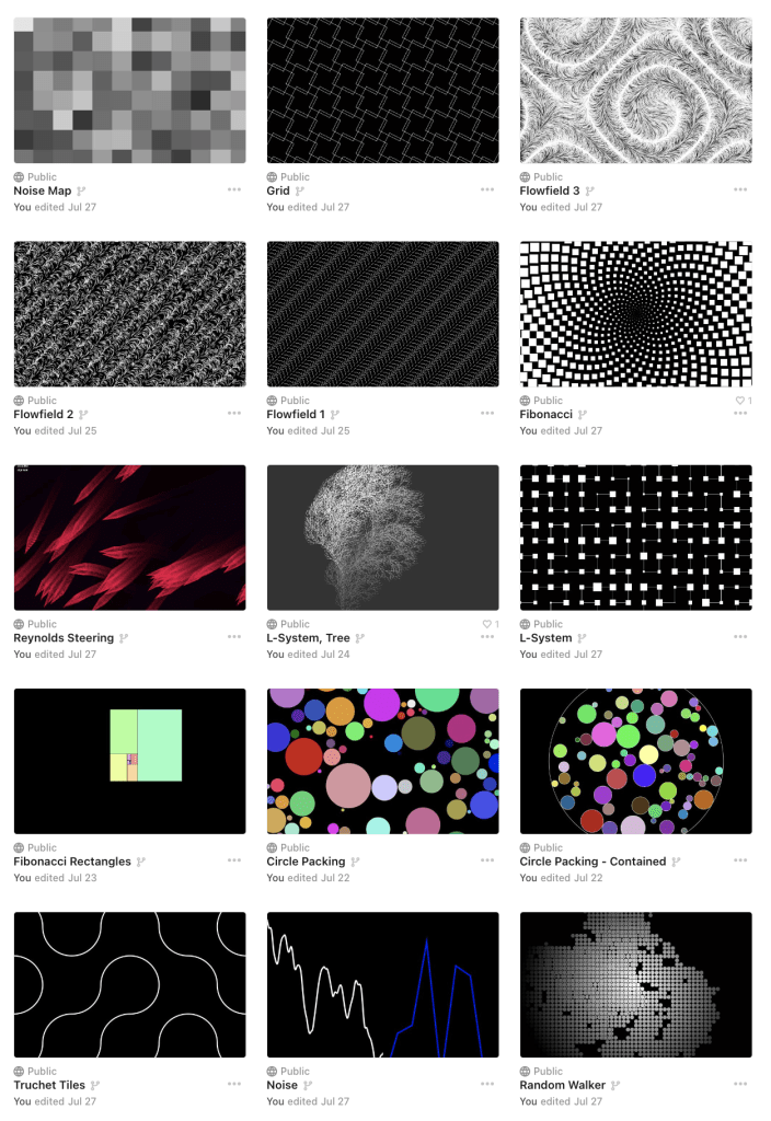 Algorithmic Art Examples