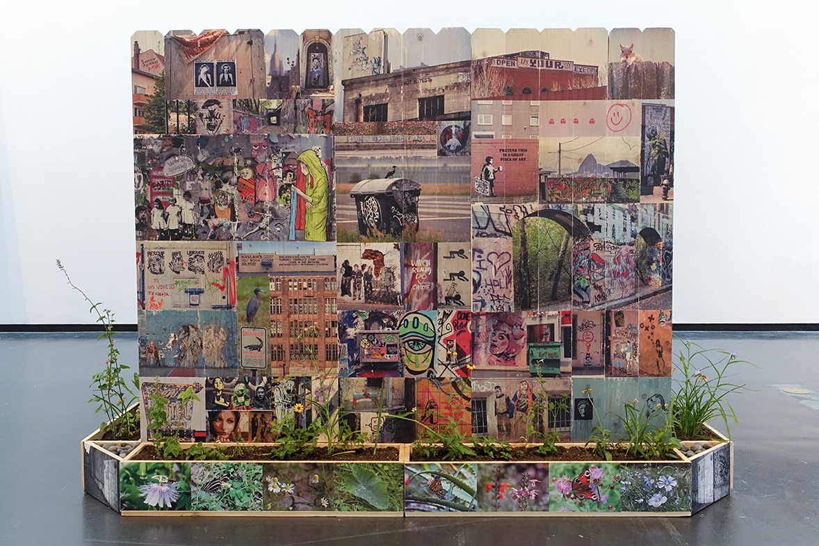 Public Walls and In-Between Spaces, installation by Luci Westphal, Creative Pinellas Gallery, 2024CENTER WALL