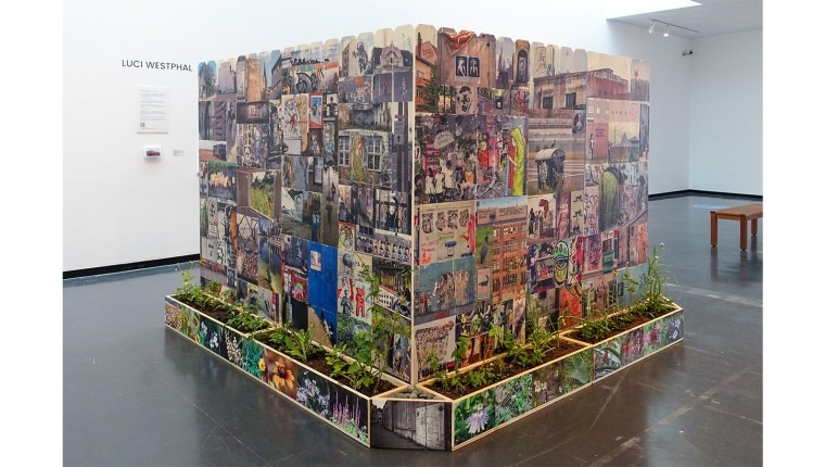 Public Walls and In-Between Spaces, installation by Luci Westphal, Creative Pinellas Gallery, 2024